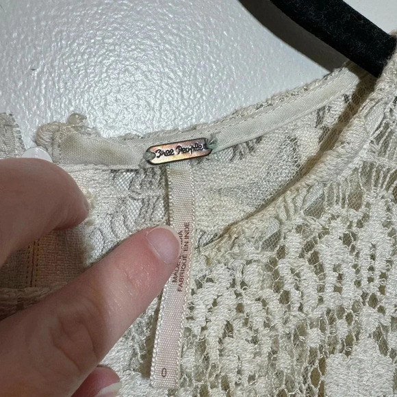 Free People Ivory Lace Dress - Picture 6 of 8